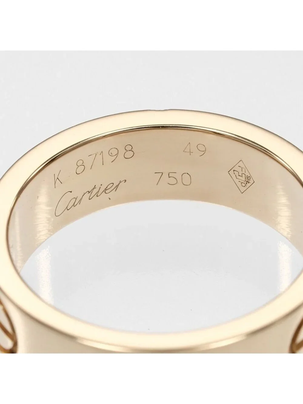 Cartier Love Classic Model 18k Yellow Gold Ring